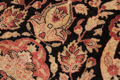 handmade Traditional Lahore Tan Brown Hand Knotted RECTANGLE 100% WOOL area rug 9'X12'