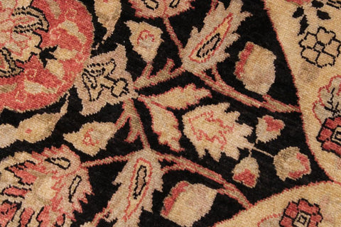 handmade Traditional Lahore Tan Brown Hand Knotted RECTANGLE 100% WOOL area rug 9'X12'