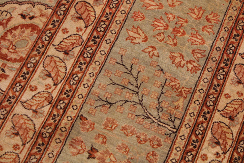 handmade Traditional  Lt. Green Copper Hand Knotted RECTANGLE 100% WOOL area rug 9' x 12'