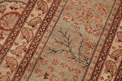 handmade Transitional  Lt. Green Copper Hand Knotted RECTANGLE 100% WOOL area rug 9'X12'