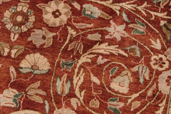 handmade Transitional Lahore Copper Beige Hand Knotted RECTANGLE 100% WOOL area rug 9'X12'