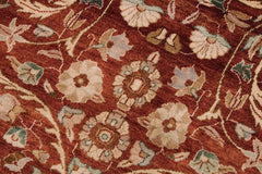 handmade Transitional Lahore Copper Beige Hand Knotted RECTANGLE 100% WOOL area rug 9'X12'