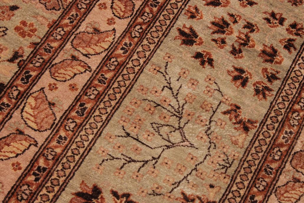 handmade Traditional  Lt. Green Lt. Green Hand Knotted RECTANGLE 100% WOOL area rug 9'X12'