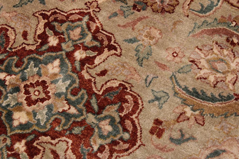 handmade Traditional  Lt. Green Lt. Green Hand Knotted RECTANGLE 100% WOOL area rug 9'X12'