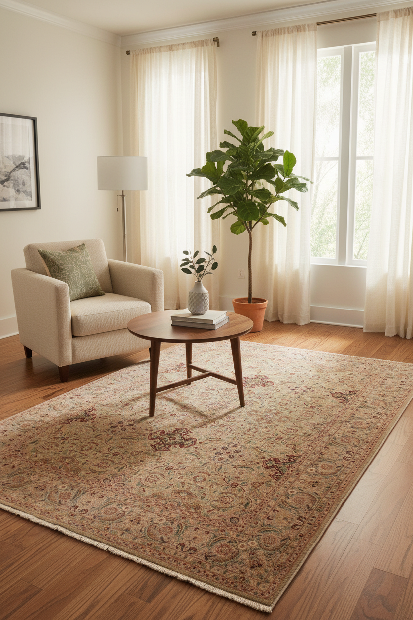 handmade Traditional  Lt. Green Lt. Green Hand Knotted RECTANGLE 100% WOOL area rug 9'X12'