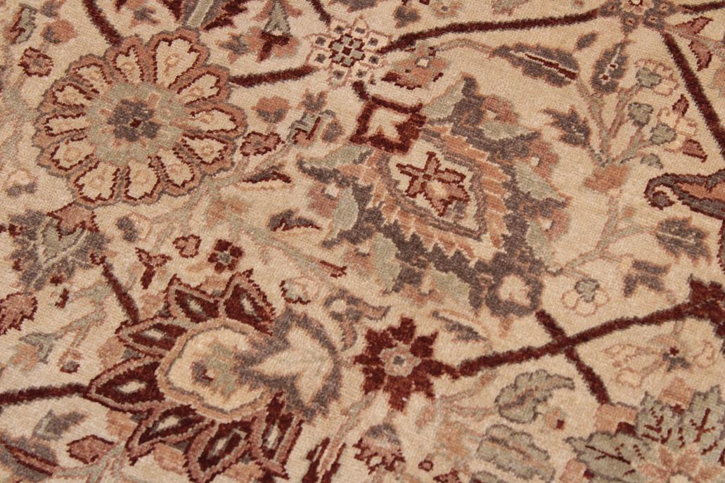 handmade Traditional Kafkaz Gold Lt. Tan Hand Knotted RECTANGLE 100% WOOL area rug 9'X12'