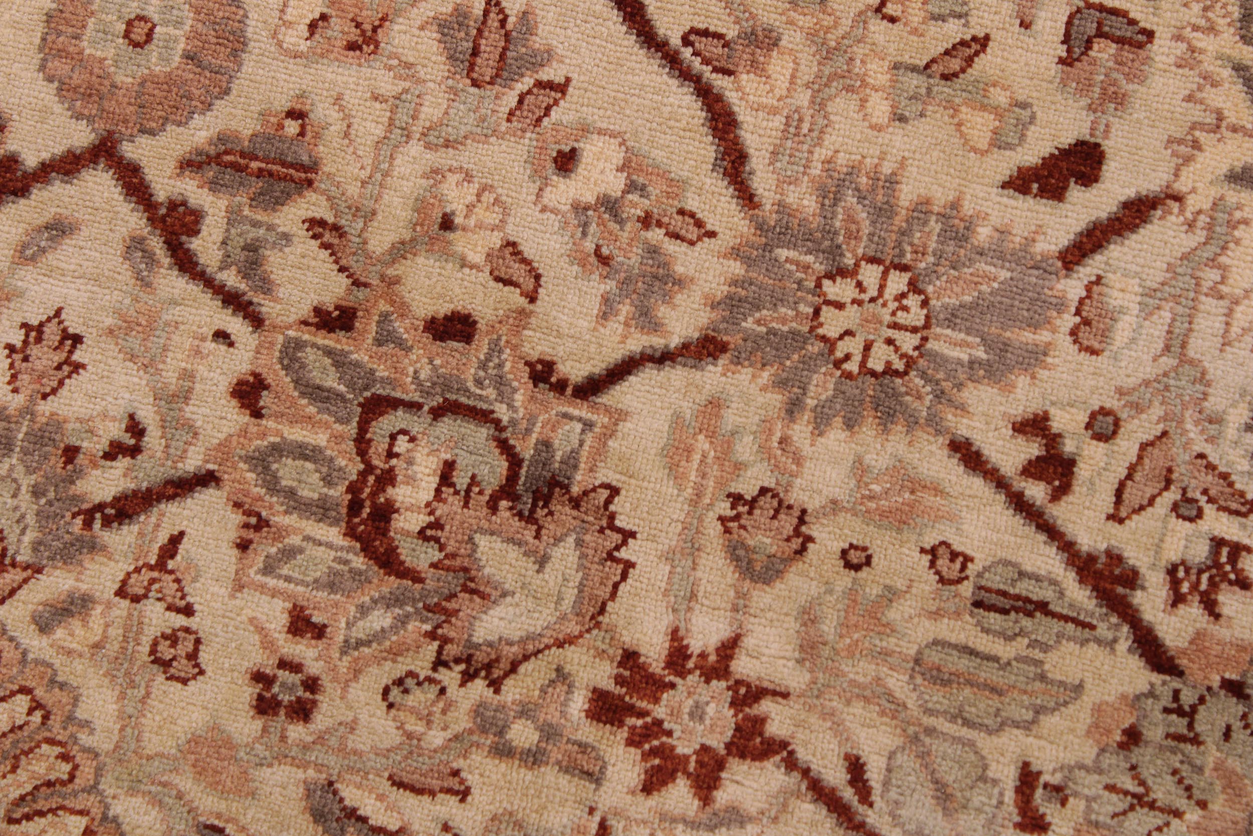 handmade Traditional Kafkaz Gold Lt. Tan Hand Knotted RECTANGLE 100% WOOL area rug 9' x 12'