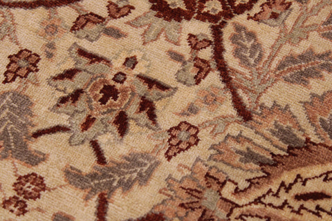 handmade Traditional Kafkaz Gold Lt. Tan Hand Knotted RECTANGLE 100% WOOL area rug 9' x 12'