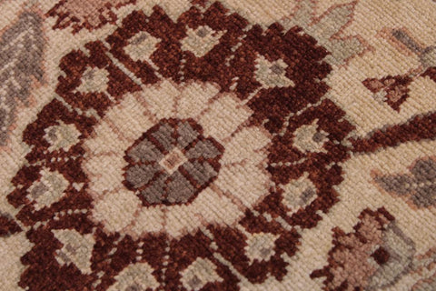 handmade Traditional Kafkaz Gold Lt. Tan Hand Knotted RECTANGLE 100% WOOL area rug 9'X12'