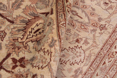 handmade Traditional Kafkaz Gold Lt. Tan Hand Knotted RECTANGLE 100% WOOL area rug 9'X12'