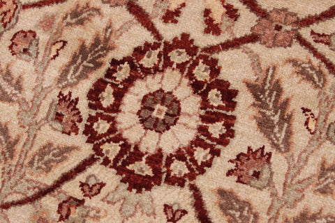 handmade Traditional  Tan Lt. Tan Hand Knotted RECTANGLE 100% WOOL area rug 9'X12'