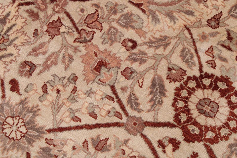 handmade Traditional  Ivory Copper Hand Knotted RECTANGLE 100% WOOL area rug 9'X12'