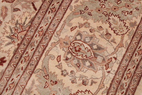 handmade Traditional  Ivory Copper Hand Knotted RECTANGLE 100% WOOL area rug 9'X12'