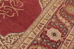 handmade Traditional Design Red Beige Hand Knotted RECTANGLE 100% WOOL area rug 9'X12'