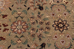 handmade Traditional Design Lt. Green Drk. Blue Hand Knotted RECTANGLE 100% WOOL area rug 9'X12'