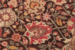 handmade Traditional  Beige Brown Hand Knotted RECTANGLE 100% WOOL area rug 9'X12'