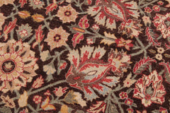 handmade Traditional  Beige Brown Hand Knotted RECTANGLE 100% WOOL area rug 9'X12'