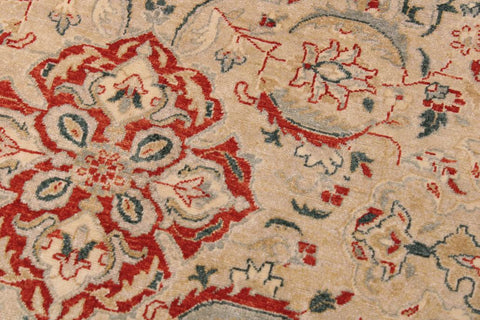 handmade Traditional Design Lt. Gray Lt. Gray Hand Knotted RECTANGLE 100% WOOL area rug 9'X12'