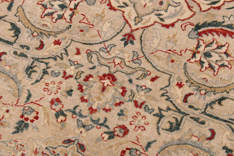 handmade Traditional Design Lt. Gray Lt. Gray Hand Knotted RECTANGLE 100% WOOL area rug 9'X12'