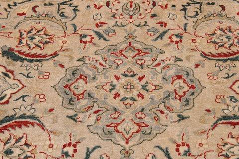 handmade Traditional Design Lt. Gray Lt. Gray Hand Knotted RECTANGLE 100% WOOL area rug 9'X12'