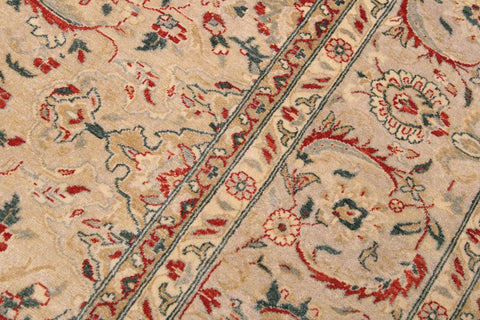 handmade Traditional Design Lt. Gray Lt. Gray Hand Knotted RECTANGLE 100% WOOL area rug 9'X12'