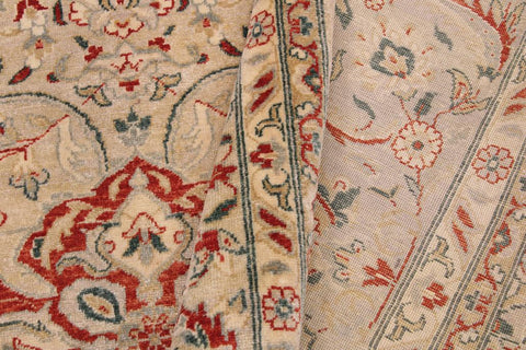 handmade Traditional Design Lt. Gray Lt. Gray Hand Knotted RECTANGLE 100% WOOL area rug 9'X12'