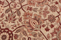 handmade Transitional  Lt. Tan Beige Hand Knotted RECTANGLE 100% WOOL area rug 9'X12'