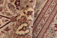 handmade Transitional  Lt. Tan Beige Hand Knotted RECTANGLE 100% WOOL area rug 9'X12'