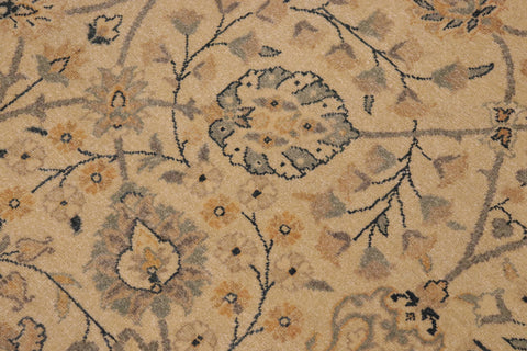 handmade Traditional Kafkaz Beige Blue Hand Knotted RECTANGLE 100% WOOL area rug 9x12