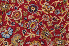 handmade Transitional Design Red Teal Hand Knotted RECTANGLE 100% WOOL area rug 9'X12'