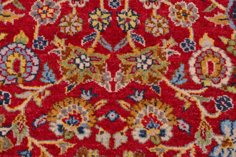 handmade Transitional Design Red Teal Hand Knotted RECTANGLE 100% WOOL area rug 9' x 12'