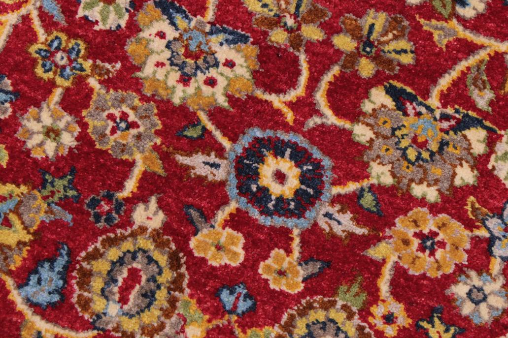 handmade Transitional Design Red Teal Hand Knotted RECTANGLE 100% WOOL area rug 9'X12'