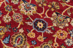 handmade Transitional Design Red Teal Hand Knotted RECTANGLE 100% WOOL area rug 9'X12'