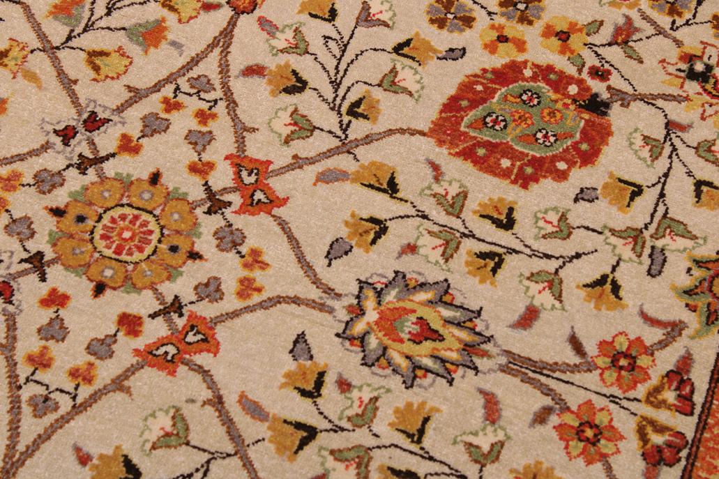 handmade Traditional  Lt. Tan Brown Hand Knotted RECTANGLE 100% WOOL area rug 9'X12'