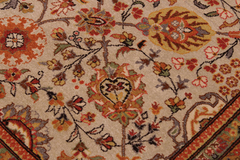 handmade Traditional  Lt. Tan Brown Hand Knotted RECTANGLE 100% WOOL area rug 9' x 12'
