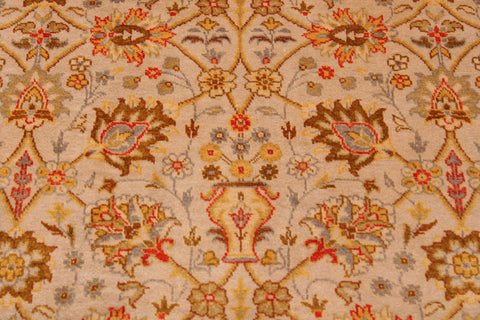 handmade Transitional Design Lt. Gray Gold Hand Knotted RECTANGLE 100% WOOL area rug 9' x 12'