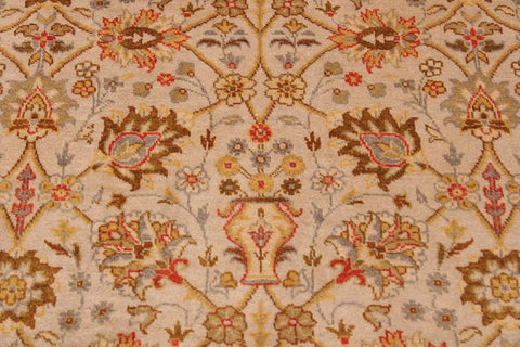 handmade Traditional Design Lt. Gray Gold Hand Knotted RECTANGLE 100% WOOL area rug 9'X12'