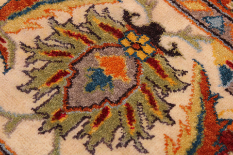 handmade Transitional Design Teal Blue Ivory Hand Knotted RECTANGLE 100% WOOL area rug 9' x 12'