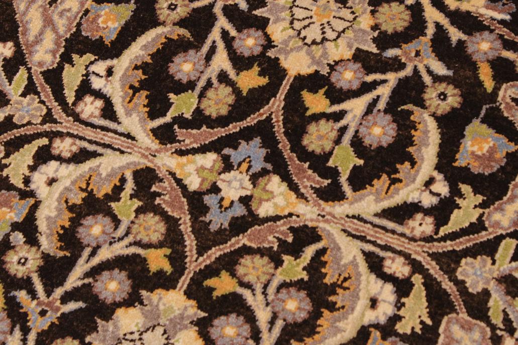 handmade Traditional Design Brown Tan Hand Knotted RECTANGLE 100% WOOL area rug 9'X12'