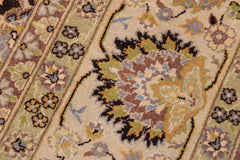 handmade Traditional Design Brown Tan Hand Knotted RECTANGLE 100% WOOL area rug 9'X12'