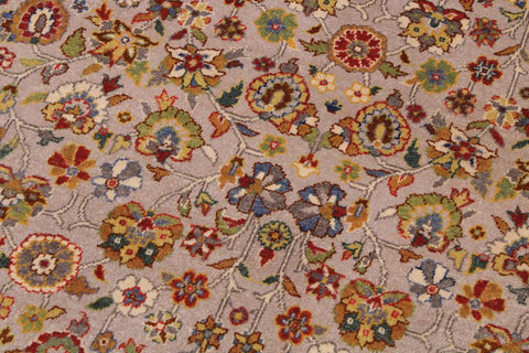 handmade Transitional Design Lt. Tan Lt. Green Hand Knotted RECTANGLE 100% WOOL area rug 9' x 12'