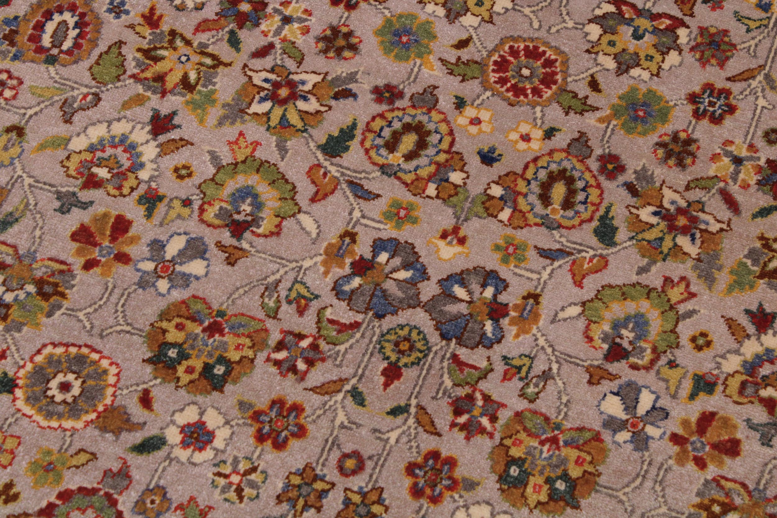 handmade Transitional Design Lt. Tan Lt. Green Hand Knotted RECTANGLE 100% WOOL area rug 9' x 12'