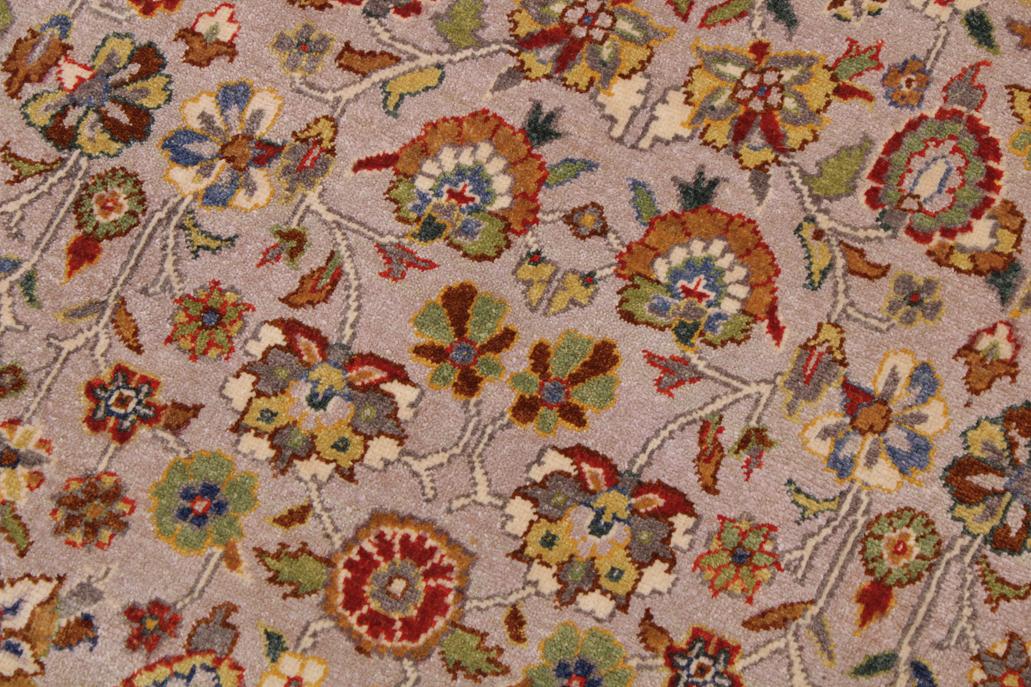 handmade Transitional Design Lt. Tan Lt. Green Hand Knotted RECTANGLE 100% WOOL area rug 9'X12'