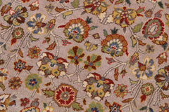 handmade Transitional Design Lt. Tan Lt. Green Hand Knotted RECTANGLE 100% WOOL area rug 9'X12'