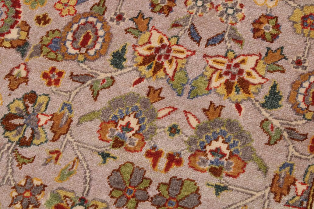 handmade Transitional Design Lt. Tan Lt. Green Hand Knotted RECTANGLE 100% WOOL area rug 9'X12'