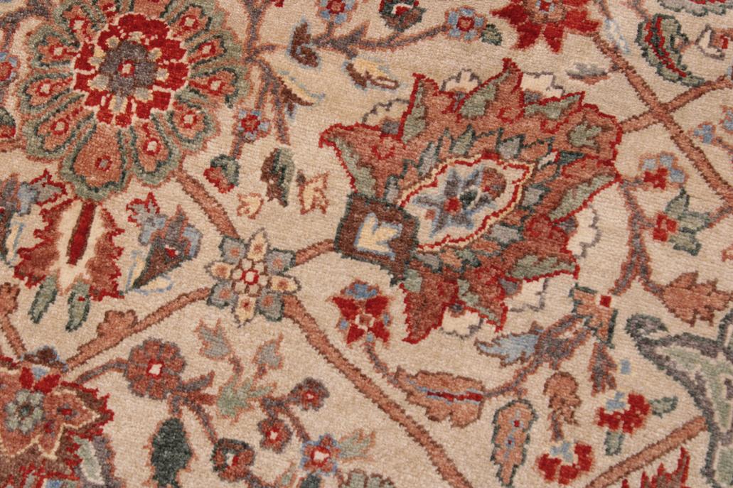 handmade Traditional Veg Dye Lt. Gray Tan Hand Knotted RECTANGLE 100% WOOL area rug 9'X12'