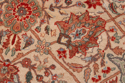 handmade Traditional Veg Dye Lt. Gray Tan Hand Knotted RECTANGLE 100% WOOL area rug 9' x 12'