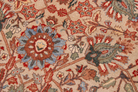 handmade Traditional Veg Dye Lt. Gray Tan Hand Knotted RECTANGLE 100% WOOL area rug 9' x 12'