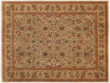 handmade Traditional Veg Dye Lt. Gray Tan Hand Knotted RECTANGLE 100% WOOL area rug 9x12