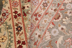 handmade Traditional Veg Dye Green Tan Hand Knotted RECTANGLE 100% WOOL area rug 9'X12'